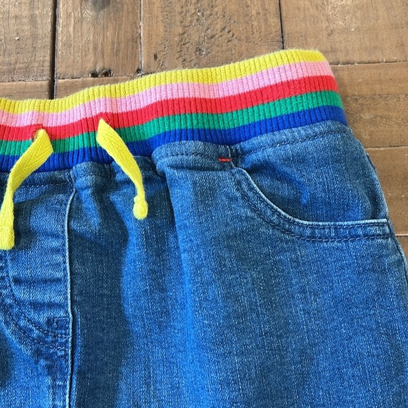Mini Boden pull on denim jean mini skirt - Picture 2 of 5